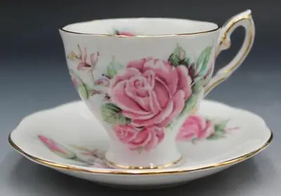 Buy Vintage English Royal Standard Fine Bone China Teacup & Saucer Cabbage Rose • 28.45£