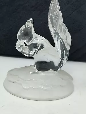 Buy Cristal D'Arques French Glass Squirrel Figurine, Vintage Country Decor, Made In • 40£