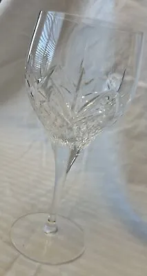 Buy Vintage Royal Doulton Ascot Discontinued Pattern Cut Crystal Wine Glass • 37.86£