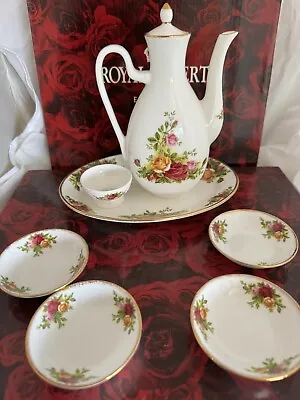 Buy Royal Albert Doulton Old Country Roses Bone China 8 Pieces Oil Dipping Set • 188.56£