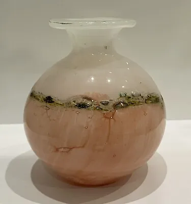 Buy 1986 Signed Studio Glass - Lampwork - Small Vase • 13.99£