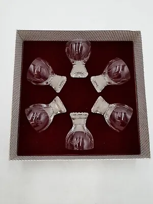 Buy Stuart Crystal Class Liquor Glasses Set Of Six Boxed Small Goblets 8cm Aperitif • 36.99£