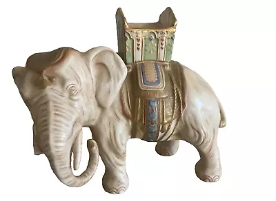 Buy Antique Crown Devon Fieldings Ivorine Pottery ELEPHANT Blush Ivory C1900 • 145£