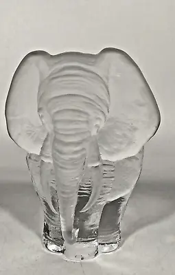 Buy Mats Jonasson Lead Crystal Signature Collection Elephant Ornament Paperweight. • 19.99£