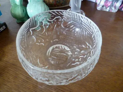 Buy Rare Vintage 1980's Dartington Art Glass 5'' Tahiti Bowl LE 428 Lyn Edwards • 69.75£