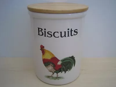 Buy 1990s Vintage Cloverleaf Pottery Farm Animals Biscuit Barrel Cookie Storage Jar • 14£