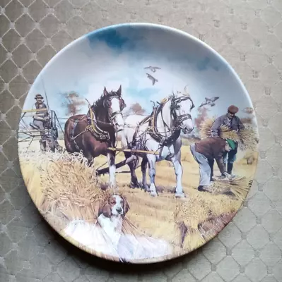 Buy Wedgwood Working Horses Plate 'the Harvesters'. Charity Sale • 4£