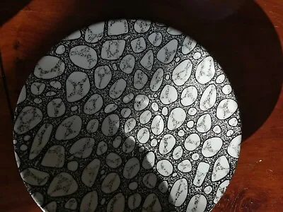 Buy Poole Pottery Black Pebbles Pattern Coffee Saucer. Genuine Poole Pottery Item.  • 3.50£