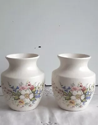 Buy Vintage Pair Of Small Vases By Prinknash C.1970s • 34£