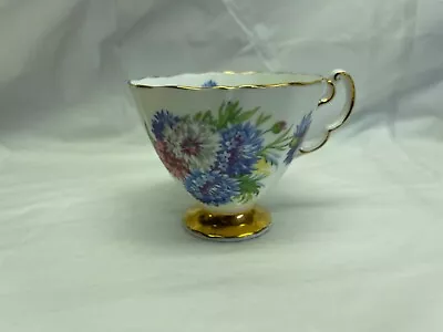 Buy Adderley Orphaned Teacup Pink Blue White Flowers Fine Bone China England 5oz • 7.61£