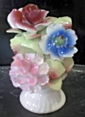 Buy Vintage Crown Staffordshire Bone China Floral Bouquet Decorative Ornament • 7.50£