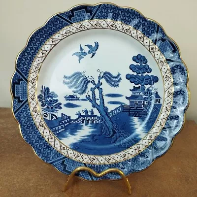 Buy Vintage Booths 'Real Old Willow' Pattern, 25cm Dinner Plate, A8025 • 5.95£