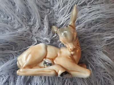 Buy LOOK Beautiful Poole Pottery Fawn / Deer - Large - RARE • 74.99£