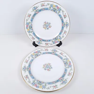 Buy Royal Worcester Mayfield Dinner Plates 27cm Vintage Bone China Fruit Floral X 2 • 23.05£