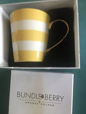 Buy Bundleberry By Amanda Holden Striped Mug Yellow Similar To Cornishware • 2.50£