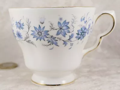 Buy Colclough China Tea Cup Saucer Dup Blue Floral Design  Pattern Afternoon Tea • 3£
