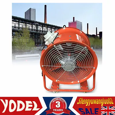 Buy 18  Axial Fan Explosion Proof Extractor For Spray Booth Paint Fumes 7800 M3/h UK • 220.16£