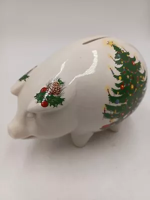 Buy Masons Patent Ironstone Made In England Christmas Piggy Bank (H21) • 7.99£