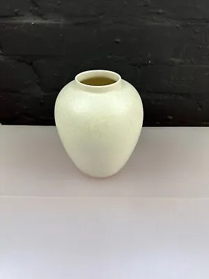 Buy Poole Pottery Cream / White Lustre Ginger Jar Flower Vase 1980’s 15.5 Cm • 26.99£