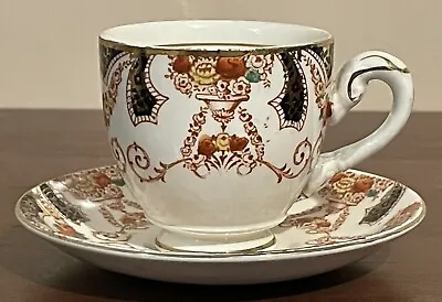 Buy Myott, Son & Co Cup & Saucer - Regal - 1907 Edwardian Hand Painted Bone China • 25.14£