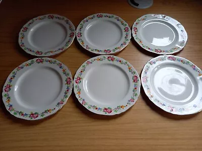 Buy 6 X Vintage Alfred Meakin Harmony Cake/ Side Plates, 6.5  - USA Ref. 78288 • 25£
