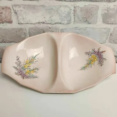 Buy Vintage Beswick England Pink Floral Two Part Serving Dish  • 19.93£