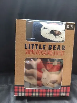 Buy Next Slipper Socks And Mug Gift Set Childrens Little  Bear Stocking Filler NEW • 9.99£