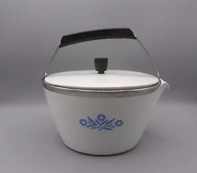 Buy Rare Vintage Corning Ware Blue Cornflower 2 Quart Tea Kettle Pot P-57-B W/ Lid • 67.08£