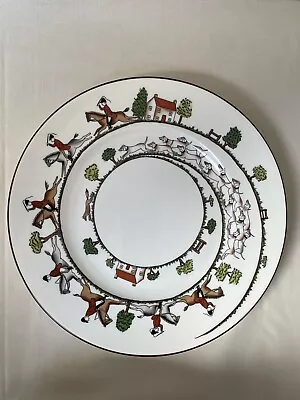 Buy Crown Staffordshire Hunting Scene 27cm Plate • 20£