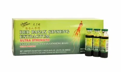 Buy Prince Of Peace Ultra Red Panax Ginseng Extractum Oral Liquid 3x10 Vials • 19.99£