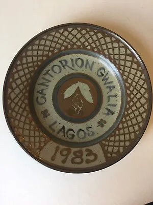 Buy Studio Pottery. David Frith. Brookhouse. Hand Decorated Plate. Cantorion Gwalia • 25£