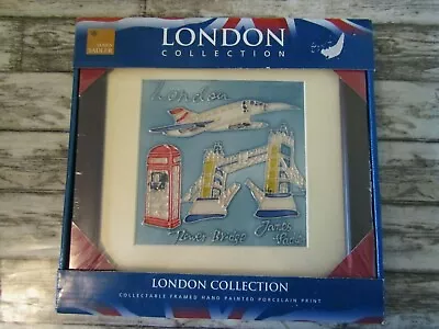 Buy James Sadler London Collection Concorde Tile - Framed Porcelain Print - Boxed • 9.99£