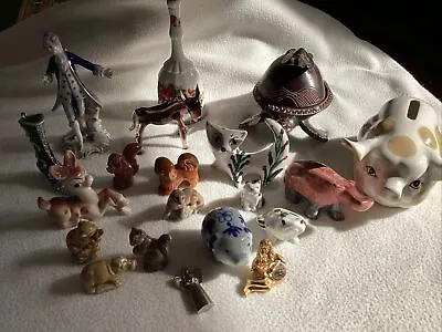 Buy Bundle Of Small Ornaments Pottery 1 Glass Horse A Wooden Turtle With Baby • 8£