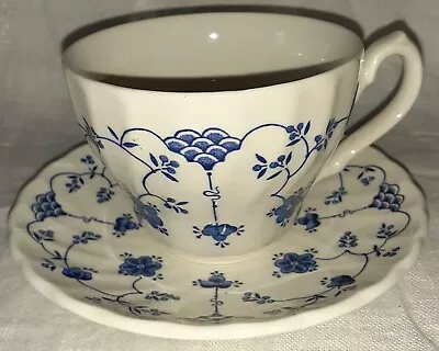 Buy Churchill England Finlandia Blue Swirls Flowers Scales Cup And Saucer • 4.80£
