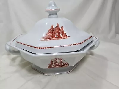 Buy Wedgwood Flying Cloud Game Cock 1850 Georgetown Collection Vegetable Dish Tureen • 49.99£