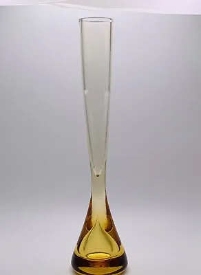 Buy Whitefriars Glass Rare FLC Gold Tear Drop Bud Vase No. 9566 • 55£