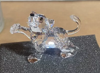 Buy Vintage Swarovski Silver Crystal Lion Cub Retired. ART 7603  NR 000 001 • 40£