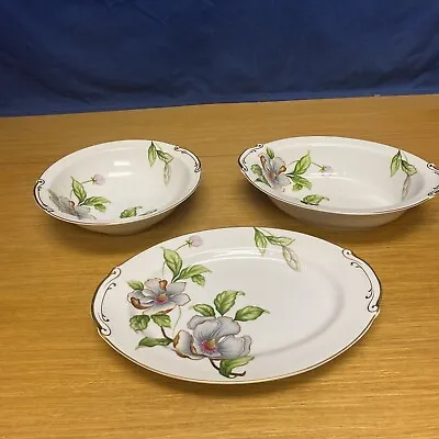 Buy Roselyn China Dogwood (2) Serving Bowls & Platter - Japan • 64.26£