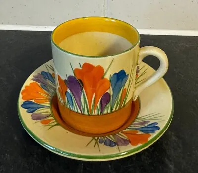 Buy Clarice Cliff Crocus Bizarre Coffee Can And Saucer • 110£