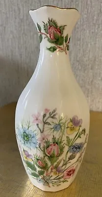 Buy Aynsley Wild Tudor Bud Vase  Bone China  Medium 6.75  Tall  Perfect Floral • 8.99£