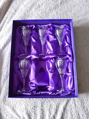 Buy Boxed Set Of FIVE Edinburgh Crystal Portee 16cm Port/ Sherry Glass   • 40£