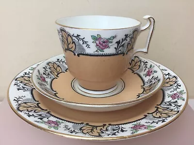 Buy Fenton China Art Deco Tea Trio Tea Cup Saucer & Side Plate Superb Condition • 7.99£