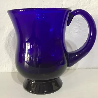 Buy Vintage Thomas Webb Cobalt Blue Glass Tankard Mug. ..1/2 Pint  Size • 4.99£