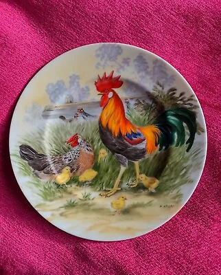 Buy Fenton China Plate Depicting Cockerel And Chicks • 14.95£