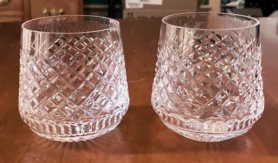 Buy (2) Waterford Crystal ALANA Roly Poly Whiskey Glasses 3-3/8  ~ Made In Ireland☘ • 140.80£