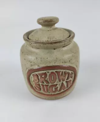 Buy Vintage Tremar Presingoll Pottery Cornwall  Pot Brown Sugar Jar With Lid • 8.99£