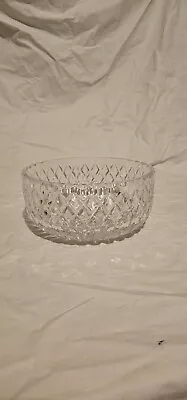 Buy Antique Edwardian Style Cut Glass Crystal Large Bowel Fruit Bowl,Table Decor  • 8.99£