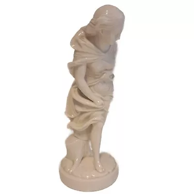 Buy Royal Worcester White Glazed Figure Of Classical Maiden Impress Marks H10.5 Inch • 100£