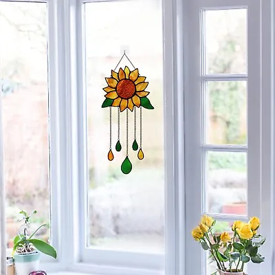 Buy Stained Glass Sun Cather, Suncatcher For Windows, Home Decor, Christmas Gift • 18.90£