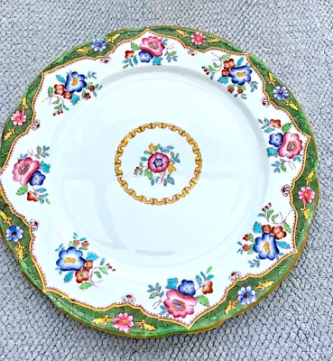 Buy Hammersley Floral Bone China Salad Plate With Green Border • 7£